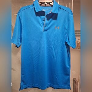 Under Armour Men's Vibrant Blue Polo New